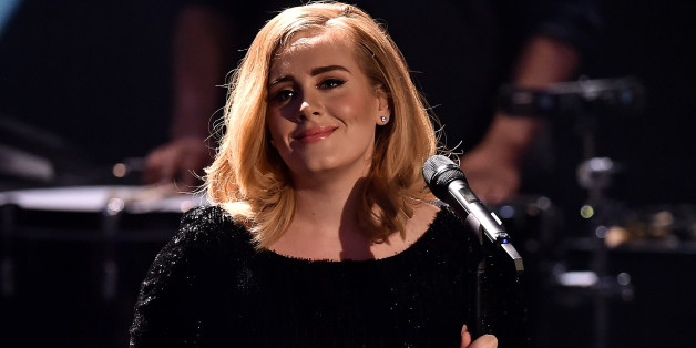 Adele bei dem RTL-Jahresrückblick "Menschen, Bilder, Emotionen" 2015 in Köln