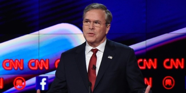 Le candidat à la primaire républicaine, Jeb Bush, à Las Vegas le 15 décembre 2015