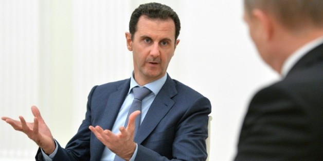 Le président Bachar al-Assad reçu par Vladimir Poutine le 21 octobre 2015 au Kremlin à Moscou
