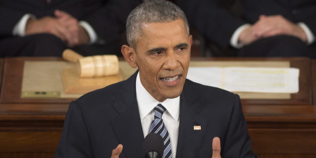 US-Präsident Barack Obama während seiner Rede an die Nation