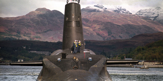 Embargoed to 0001 Sunday January 3File photo dated 30/01/02 of the Royal Navy's 16,000 ton Trident-class nuclear submarine Vanguard. Costs for the "immoral and obscene" replacement for the Trident nuclear missile submarines have already reached almost £5 billion before Parliament has voted to give the project the final go-ahead, the SNP said.