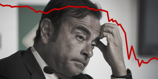 Carlos Ghosn, PDG de Renault, a vu la valeur de son groupe chuter de 20% en une demi heure.