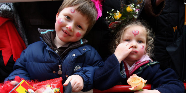 Kinder beim Umzug