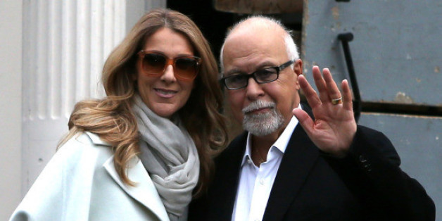 René Angélil und Céline Dion in Paris im November 2012