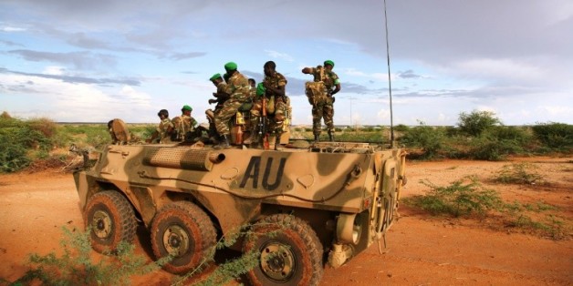 Des soldats de l'UA dans la région de Gedo, le 14 mars 2014 en Somalie