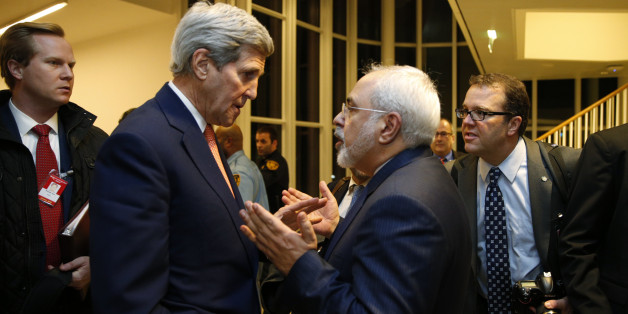 John Kerry et Mohammad Javad Zarif à Vienne en Autriche, le 16 janvier 2016