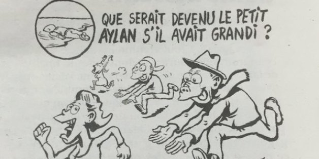 Le père d'Aylan Kurdi a pleuré en voyant le dessin de Riss sur son fils dans Charlie Hebdo