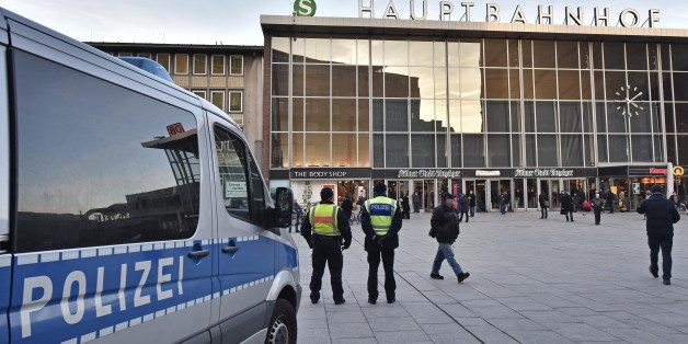Police patrol in front of the main train station in Cologne, Germany, Monday, Jan. 18, 2016. A first suspect of the New Yearâs Eve sexual assaults and robberies in Cologne was arrested over the weekend. Authorities in Germany have arrested a 26-year-old Algerian man on suspicion of committing a sexual assault in Cologne during New Year's celebrations. (AP Photo/Martin Meissner)