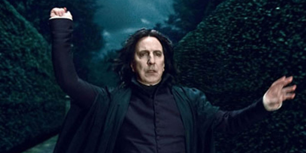 Alan Rickman als Professor Snape in dem Bestseller "Harry Potter"