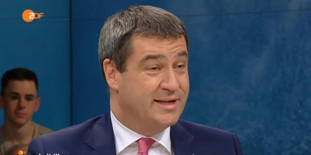 Bayerns Finanzminister Markus Söder bei "Maybrit Ilner"