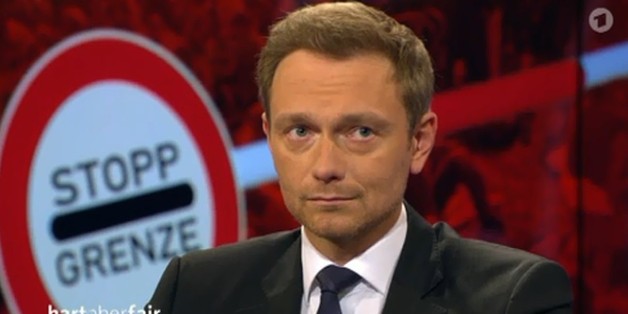 FDP-Chef Christian Lindner bei "Hart aber fair"