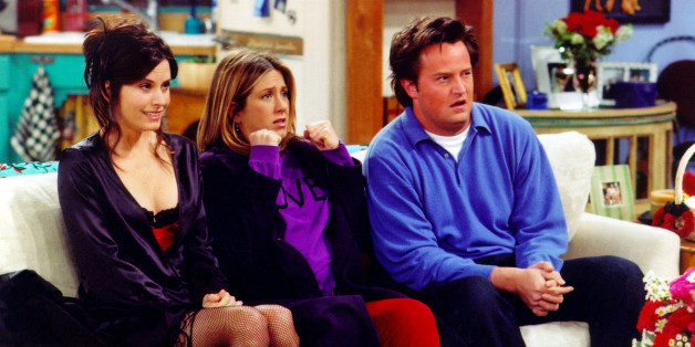 Matthew Perry, Jennifer Aniston und Courtney Cox in Friends