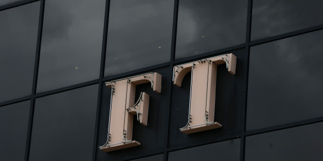 LONDON, ENGLAND - JULY 23: The Financial Times logo sits on display outside the headquarters of the newspaper on July 23, 2015 in London, England. Japanese media company Nikkei have reached an agreement to buy the Financial Times Group from publishing group Pearson for £844m. The Financial Times is a British, English language newspaper launched in 1888 and has a combined print and online readership of 720,000. It is part of the FT group which also includes a 50% stake in The Economist and Russian newspaper Vedemosti. (Photo by Danny E. Martindale/Getty Images)
