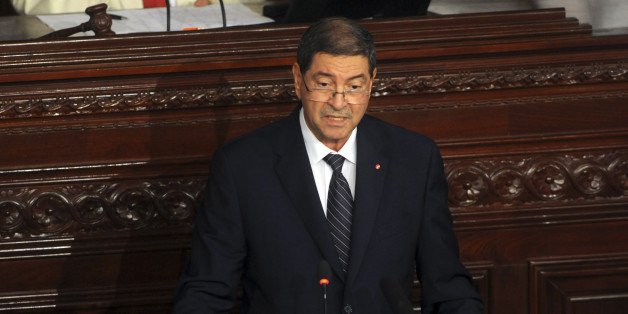 Le Premier ministre Habib Essid s'adresse au Parlement à Tunis, le 8 juillet 2015.