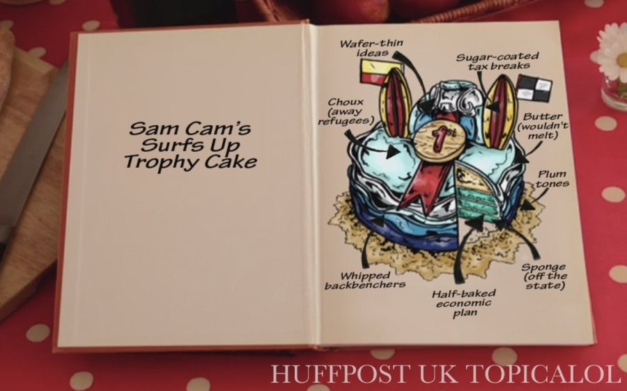 Samantha Cameron S Showstopper Great British Bake Off Cake From Samantha Cameron Cake Great British Bake Off Gbbo