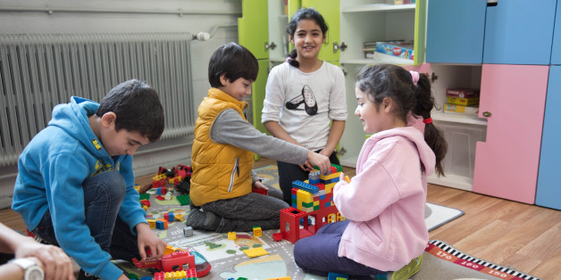 Kinder in einer deutschen Grundschule
