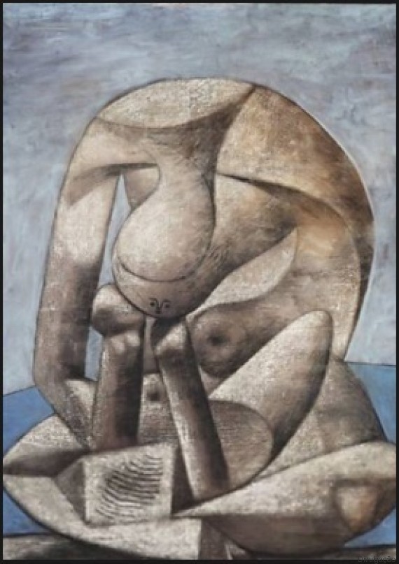 grande banhista com livro pablo picasso