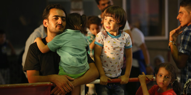 Flüchtlinge in München im Sommer 2015
