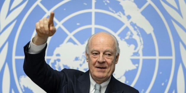 L'émissaire de l'ONU pour la Syrie, Staffan de Mistura, à Genève le 25 janvier 2016