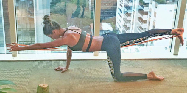 Gisele Bündchen beim Workout