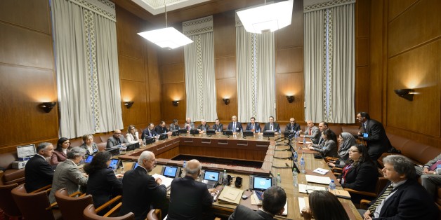 The UN envoy for Syria Staffan de Mistura mets representatives of Syrian President Bashar al-Assad's regime in Geneva on January 29, 2016, at the start of a scheduled six months of peace talks.The main opposition umbrella body, the High Negotiations Committee, remained absent however with the group refusing to attend for now and holding a fourth day of talks in Saudi Arabia. UN-mediated peace talks aimed at ending Syria's conflict kicked off on January 29, 2016, but the absence of key opposition