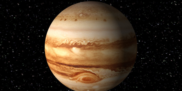 Jupiter ist der fünfte Planet im Sonnensystem.