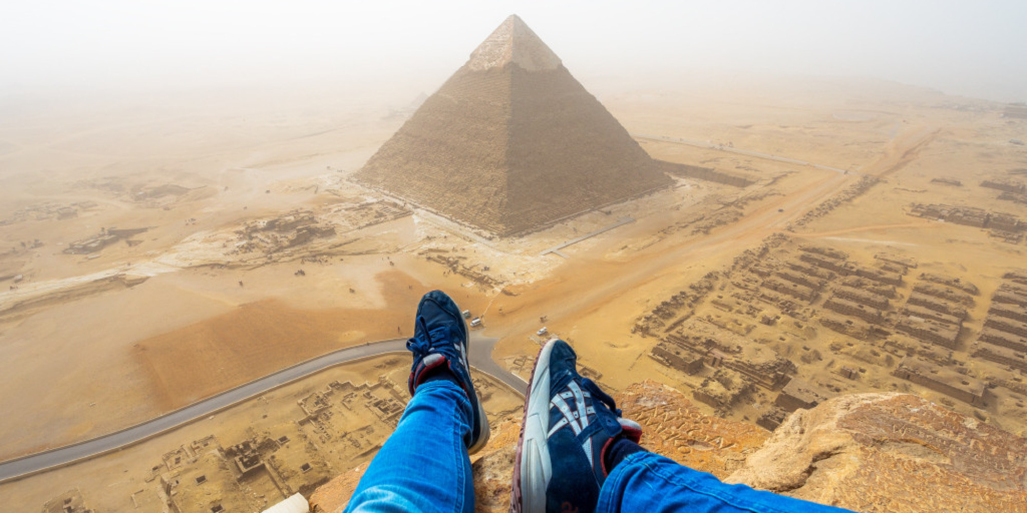 Great Pyramid Of Giza Aerial