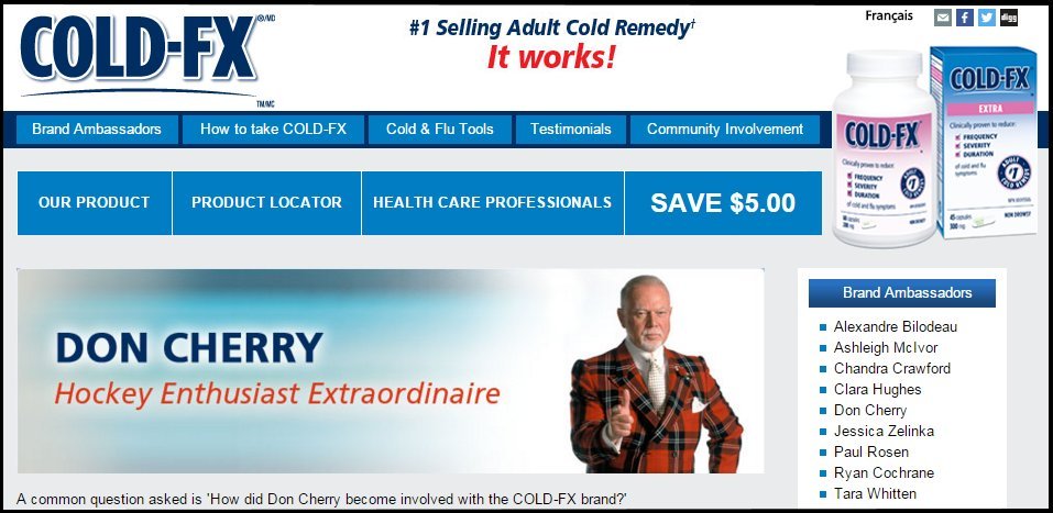 cold fx don cherry