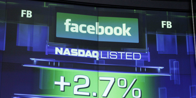 The pre-market price for Facebook stock is shown, Wednesday, May 23, 2012 at the Nasdaq MarketSite in New York. Facebook stock rose in early trading Wednesday, although still far below the $38 it was priced at before its initial public offering Friday. (AP Photo/Mark Lennihan)