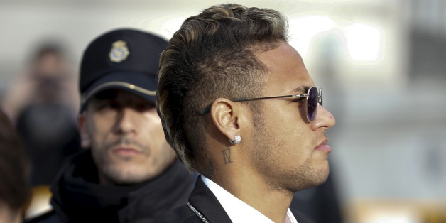 Neymar à Madrid le 2 février 2016