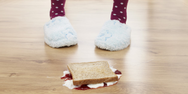 jam sandwich fallen on the floor