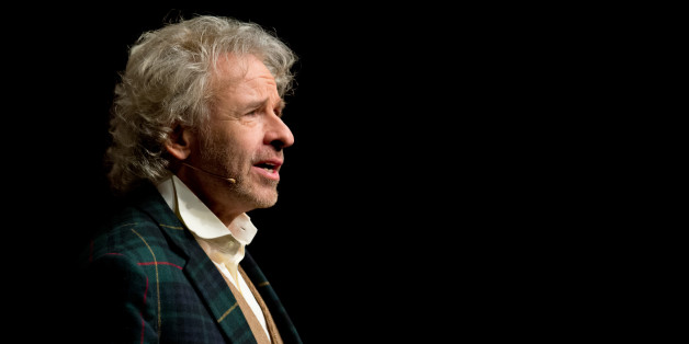 Der Moderator und Entertainer Thomas Gottschalk spricht am 21.10.2015 im Internationalem Congress Center in München (Bayern) während der Eröffnung der Münchner Medientage.