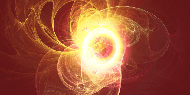 Solar flare like swirling hot fractal