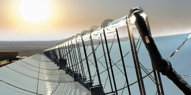 Einer der größten Solarparks der Welt wurde jetzt in Marokko nahe der Sahara eröffnet (Symbolbild)