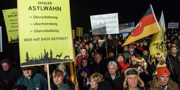 AfD-Demonstranten.