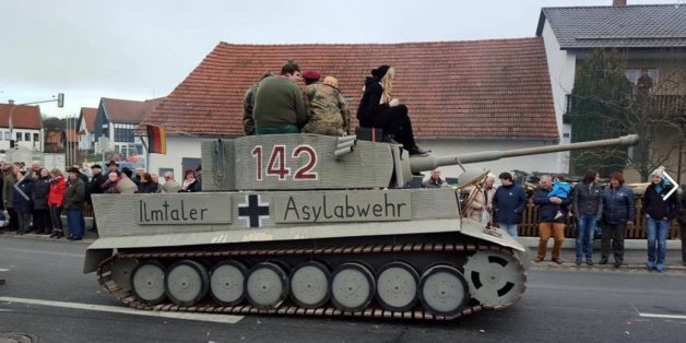 Gemeinde zahlte offenbar Zuschuss für den "Panzer" gegen Flüchtlinge