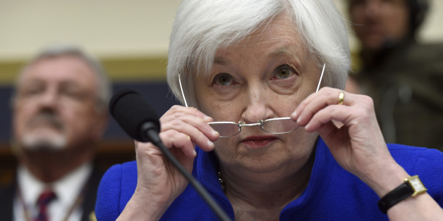 Federal Reserve Board Chair Janet Yellen prepares to testify on Capitol Hill in Washington, Wednesday, Feb. 10, 2016, before the House Financial Services Committee hearing on monetary policy and the state of the economy. (AP Photo/Susan Walsh)