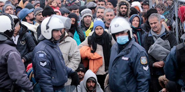 Flüchtlinge an der griechischen Grenze