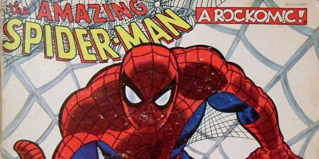 When I was a kid, I loved this record. The sleeve opens up like a double album, and the center is a special wordless comic (drawn by John Romita) that goes along with the story. Each of the five "Episodes" features a rock song. BONUS: A guest appearance by Dr. Strange!