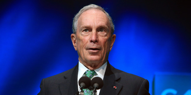 FILE - In this Dec. 3, 2015, file photo, former New York Mayor Michael Bloomberg speaks during the C40 cities awards ceremony, in Paris. Bloomberg is taking some early steps toward launching a potential independent campaign for president. That's according to three people familiar with the billionaire media executive's plans. They spoke on condition of anonymity because they weren't authorized to speak publicly for Bloomberg. (AP Photo/Thibault Camus, File)