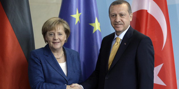 Merkel und Erdogan.