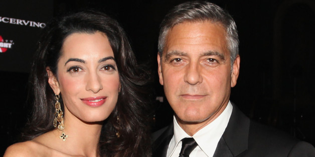 George und Amal Clooney unterstützen Angela Merkel