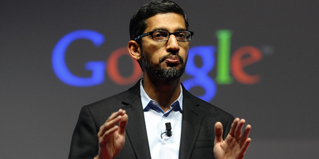FILE - In this Monday, March 2, 2015 file photo, Sundar Pichai, senior vice president of Android, Chrome and Apps, talks during a conference during the Mobile World Congress, the world's largest mobile phone trade show in Barcelona, Spain. Google is creating a new company, called Alphabet, to oversee its highly lucrative Internet business and a growing flock of other ventures, including some â like building self-driving cars and researching ways to prolong human life â that are known m
