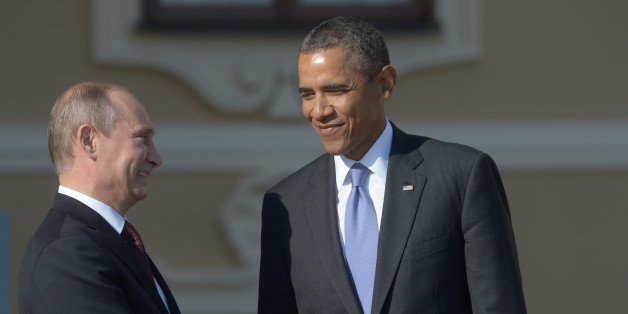 Wladimir Putin und Barack Obama beim G-20 Gipfel in St. Oetersburg 2013