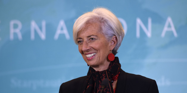 International Monetary Fund (IMF) Managing Director Christine Lagarde speaks during a news conference at the IMF in Washington, Monday, Nov. 30, 2015, to announce the Chinese yuan will join a basket of the world's leading currencies. (AP Photo/Susan Walsh)