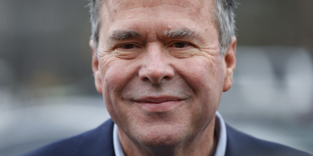 Republican presidential candidate, former Florida Gov. Jeb Bush visits a polling place at the Eastlan Baptist Church, Saturday, Feb. 20, 2016 in Greenville, S.C. (AP Photo/Paul Sancya)