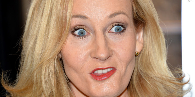 Author J.K. Rowling lights the Empire State Building to mark the launch of her non-profit children's organization Lumos, on Thursday, April 9, 2015, in New York. (Photo by Evan Agostini/Invision/AP)