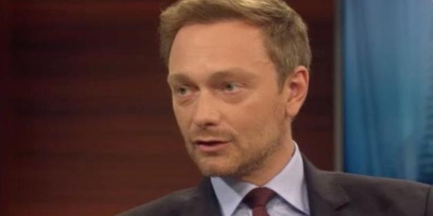 FDP-Chef Christian Lindner bei "Anne Will"