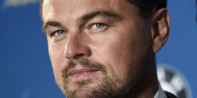 Leonardo DiCaprio, star of "The Revenant," poses backstage at the 68th Directors Guild of America Awards at the Hyatt Regency Century Plaza on Saturday, Feb. 6, 2016 in Los Angeles. (Photo by Chris Pizzello/Invision/AP)