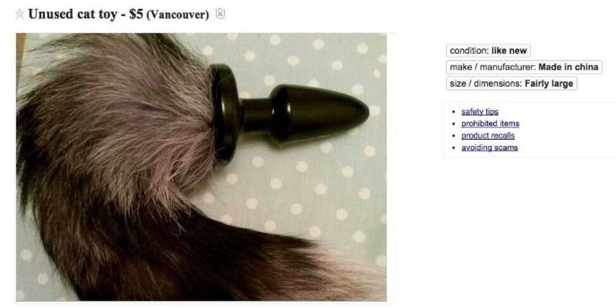 Mum Finds Cat Toy In Sons Room Tries To Sell It Learns Its